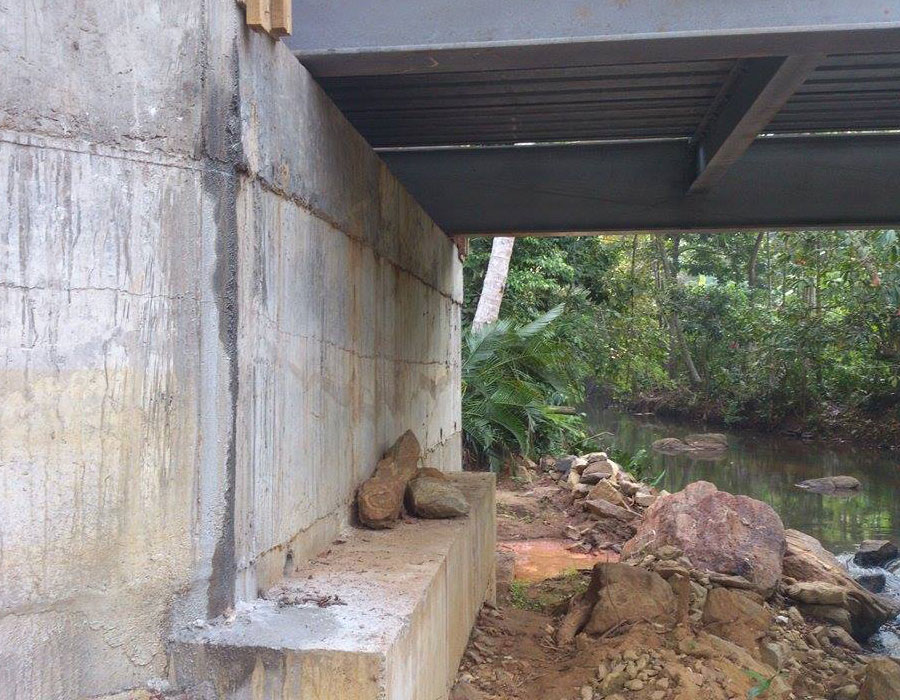 Construction of Bridge at Dunukewtta across Kuda Oya in Kurunagala District 